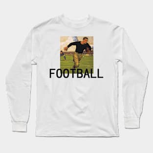 Football Old School Long Sleeve T-Shirt